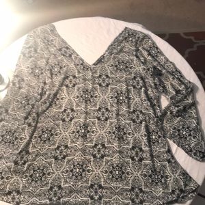 Living doll boho Top Sz 1X